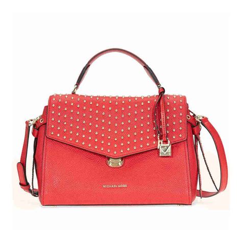 michael kors bristol rood|Michael Kors Bristol Medium Satchel Crossbody .